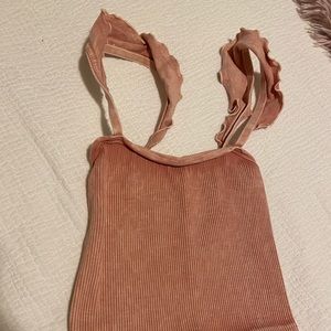 Happiness Runs Flirty Crop Tank